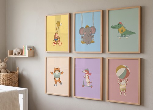 Lot poster enfant affiche - 6,