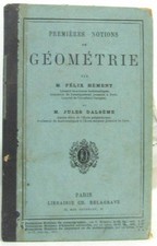 Premières notions de Géométrie | Etat correct