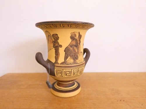 Vase amphore grecque signé - vase,