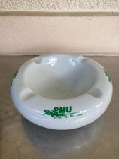 PMU TIERCE ANCIEN CENDRIER PUBLICITAIRE DE COMPTOIR BAR STEEPLE CHASE DECO LOFT