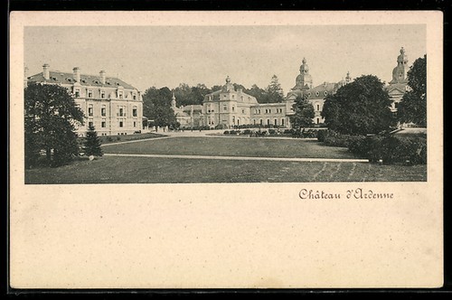 Cpa houyet château - cpa, houyet,