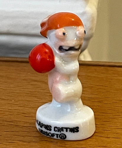 Fève lapins crétins avec - lapins,
