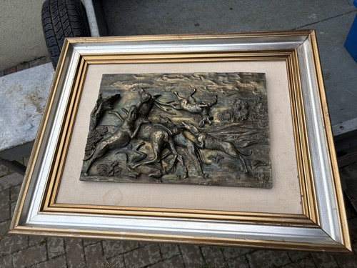 Tableau scène chasse en - tableau,
