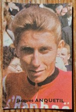Jacques Anquetil Very Rare Victoria 1969 Cycling Chocolate Chrome Sticker