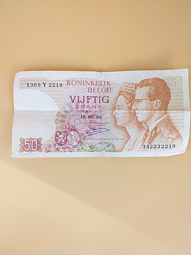 Billet belge francs - billet, f)