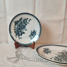 Assiettes À Dessert Margot Saint Amand Terre De Fer, 1900s