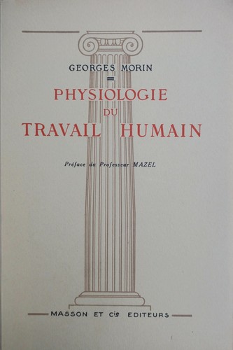 Physiologie travail humain - physiologie,