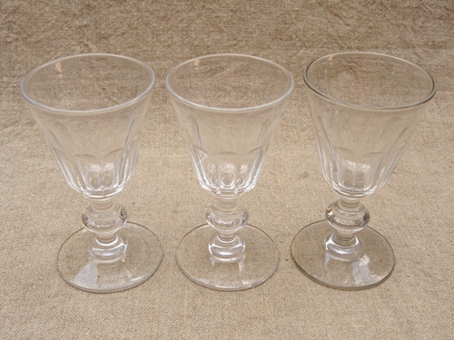 Anciens verres cristal - 3,