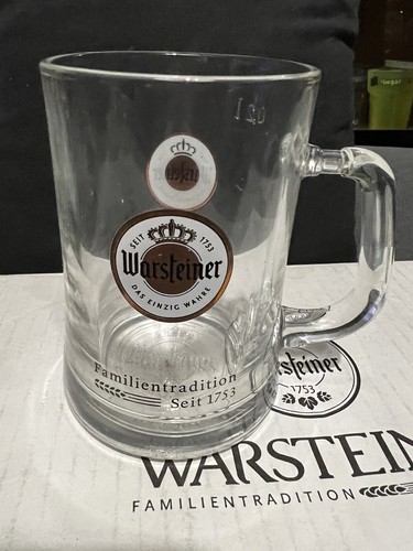 Verre chope bière warsteiner - verre/chope,