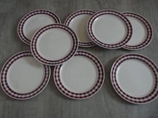 VILLEROY & BOCH Mettlach Economic Model Set of 8 Dessert Plates
