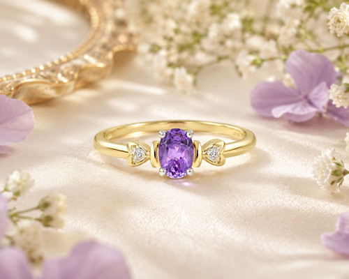 Bague ovale naturelle