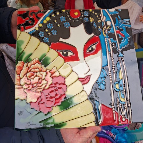 Portrait femme art déco - déco, en