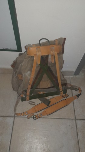 Ancien sac dos - a, militaire
