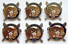 3rd R.E.I, LEGION, C.E.F.E.S. JUNGLE FOREST SET OF 6 BADGES