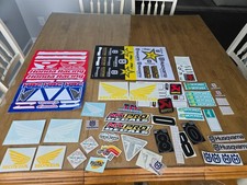 Husqvarna Honda motocross Decal stickers LOT Motorex Akrapovic Rockstar Husky