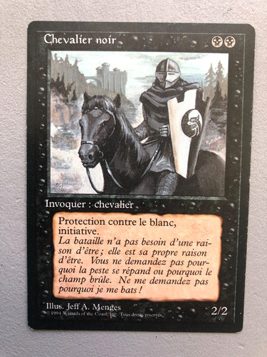 Mtg carte magic - carte, black