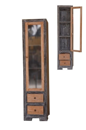 Vitrine bois teak bi - en,