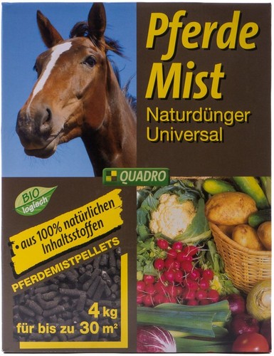 Fumier cheval 4kg - cheval,