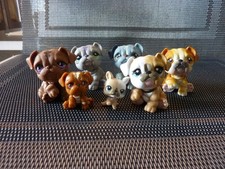 Lot petshop chien bouledogue +