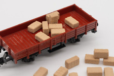 10 bottes de foin carrées H0