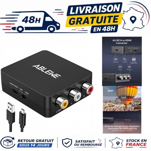 Adaptateur rca vers - adaptateur, hdmi