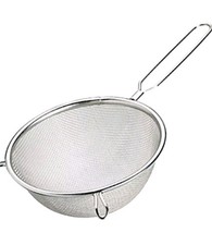 Tamis de Cuisine en Métal 20 cm à Farine Thé Huile Sucre Passoire Maille Filtre