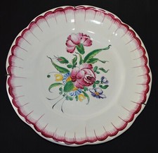 Ancienne assiette murale CH Henri Chaumeil VIEUX STRASBOURG Desvres 24cm FRANCE