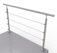 Garde-Corps En Acier Inoxydable Kit De Garde-Corps Avec Poteaux Tubulaire 42.4