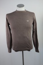 FRED PERRY VINTAGE MEN'S SWEATER size M MAN SWEATER CASUAL WOOL WOOL