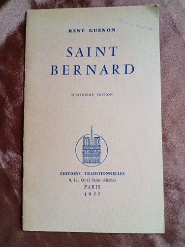 René guénon saint bernard - rené,