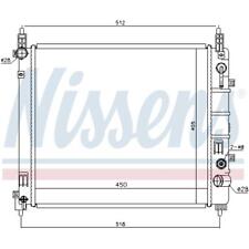 Radiateur Moteur Radiateur Automobile NISSENS 68796 Aluminium Ailettes Soudées