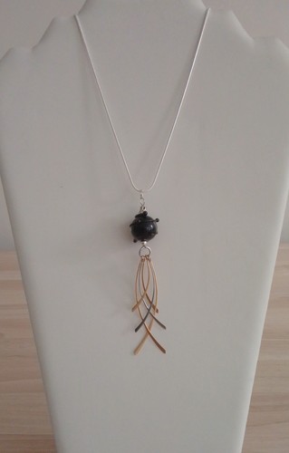 Collier pendentif perle ronde