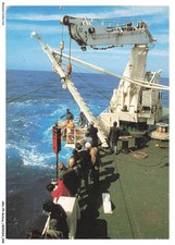 ARUP9-0543-BOAT - Drilling at Sea - Core Drilling Operation Aboard the Marion D
