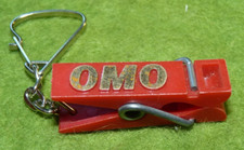 Antique Omo Laundry Keyring Clamp Red Keyring Portachiavi Llavero