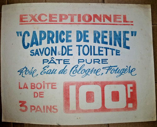 Affiche publicitaire ancien - affiche,