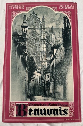 Affiche ancienne chemin fer - affiche,