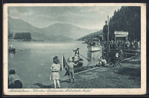 Carte postale bateau moteur - postale,