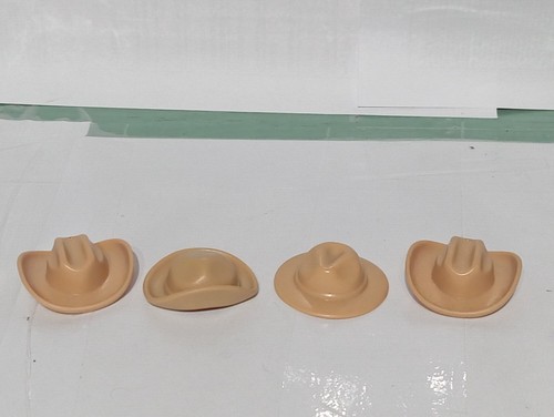 Playmobil chapeaux beige - playmobil, x4