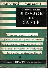 Message de santé. - Hauser