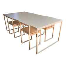 Cappellini Fronzoni 64 White Dining Table and Chairs (4)