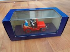 ATLAS 1/43 SCALE - TINTIN LAND OF BLACK GOLD WILLYS JEEP DIECAST MODEL CAR