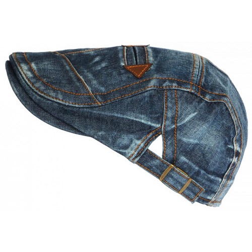 Casquette plate bleu denim - casquette,