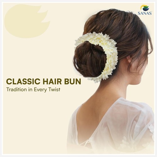 Gajra artificiel pour - , chignon
