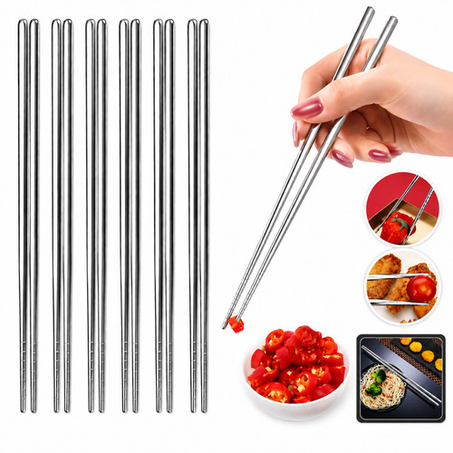 Baguettes chinoises inox - baguettes,