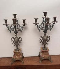 ANCIENNE PAIRE DE BOUGEOIR