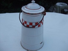Ancien Pot a Lait Emaillé