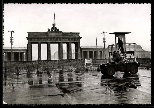 Carte postale berlin porte de - berlin,,