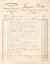 924 JACQUES ROIG A T CARPENTRY AND BENISTERY WORKSHOP MECHANICAL TOOLING