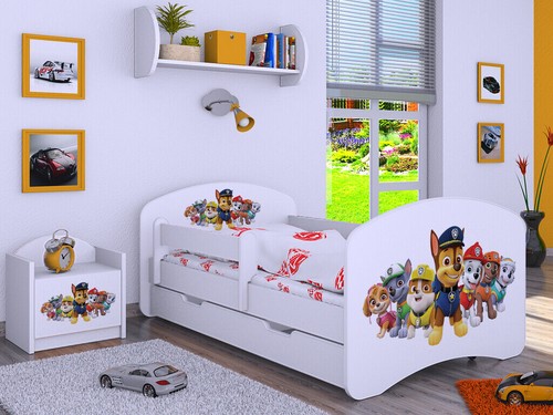 Lit bébé super dogs paw - dogs, |