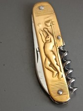 OLD KNIFE 2 pieces, STEEL STAR, THIERS, XXth.